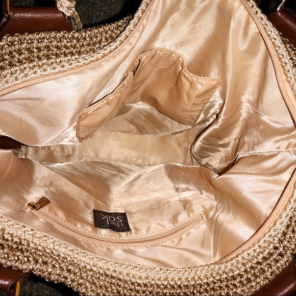 The Sak Purse crochet hobo sequoia purple brown - Picture 7 of 8